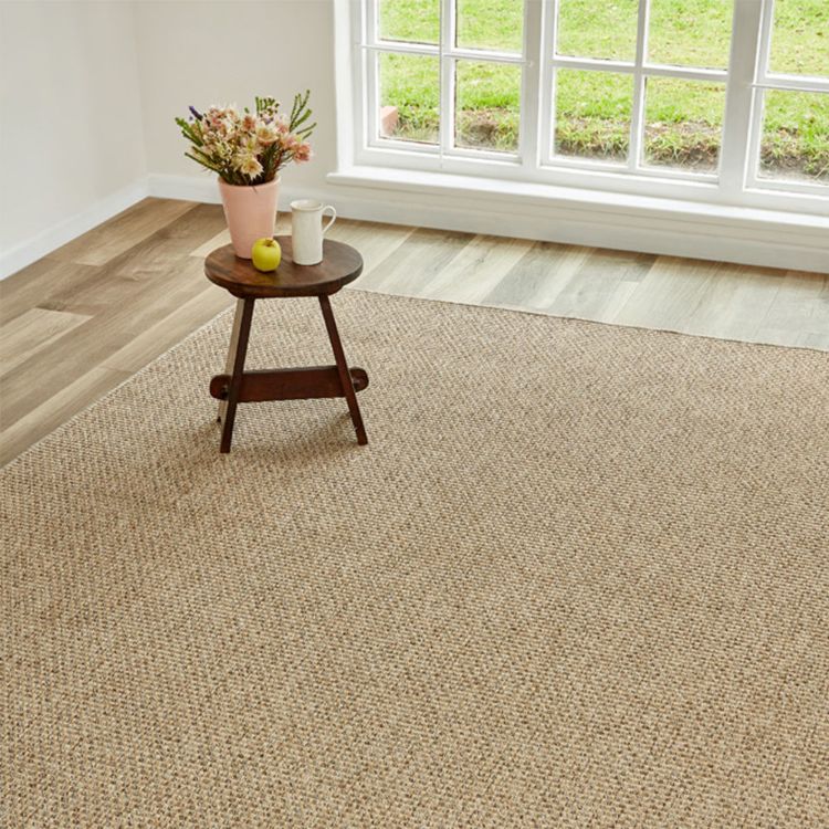 CHUNKY BOUCLE CAMEL RUG