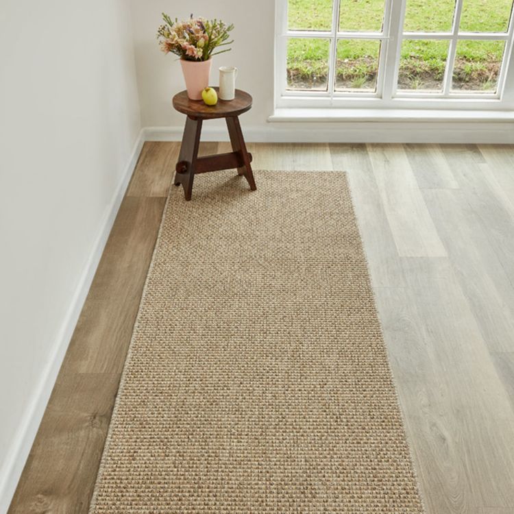 CHUNKY BOUCLE CAMEL RUG