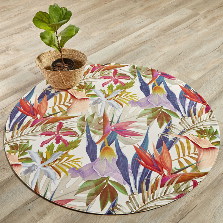 Picture of FLORA ROUND (PRINTED RUG)