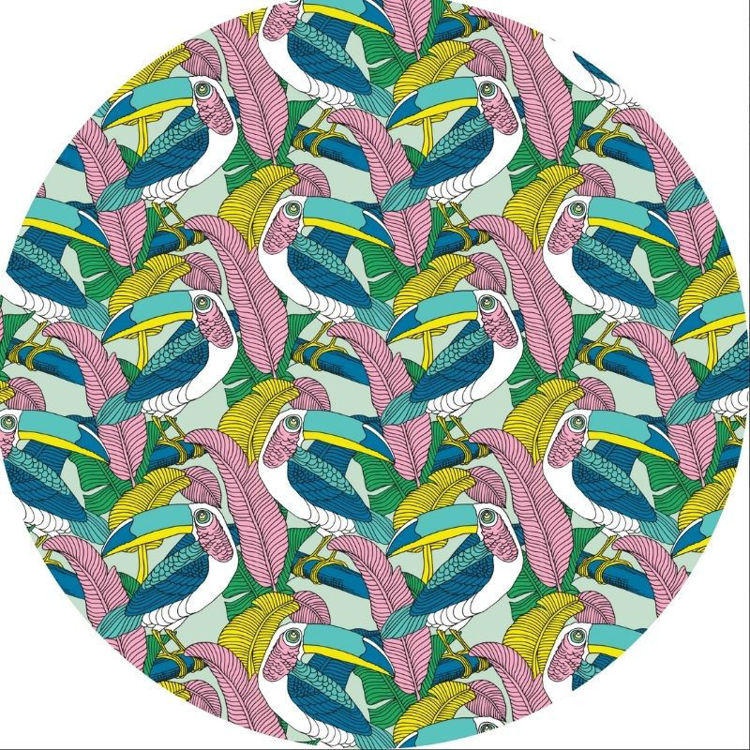 Picture of TOUCAN PINK ROUND (PRINTED RUG)