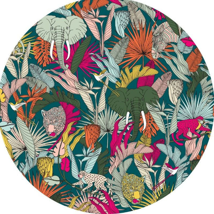 Picture of WILD AT HEART WARM ROUND (PRINTED RUG)