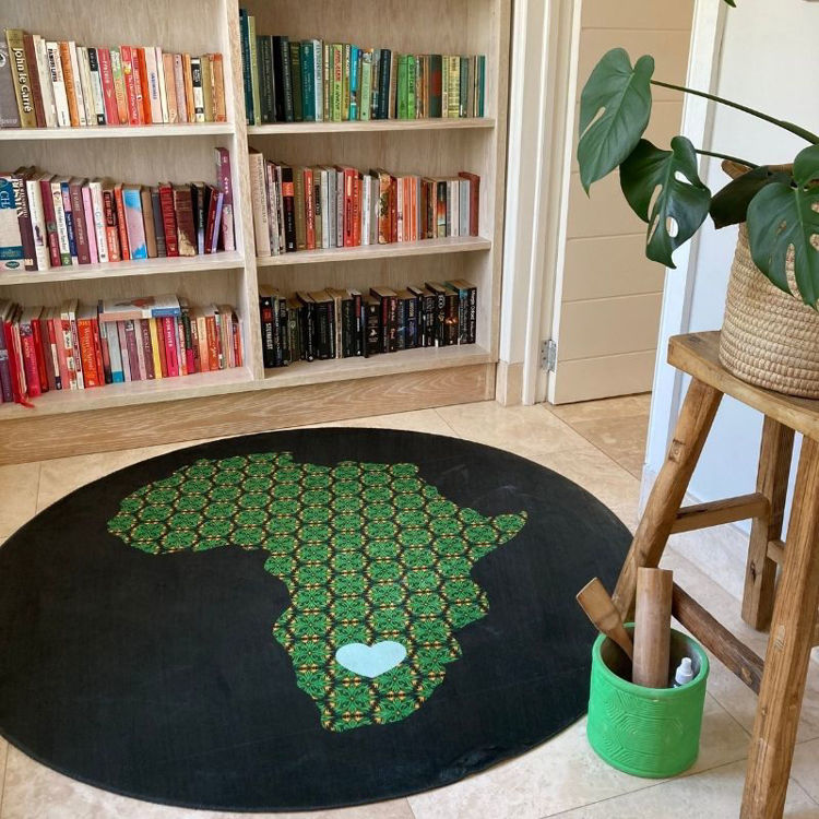 Picture of AFRICA SHWESHWE ROUND (PRINTED RUG)