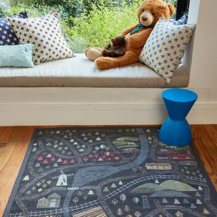 Picture of TOWN & COUNTRY CARBON RUG