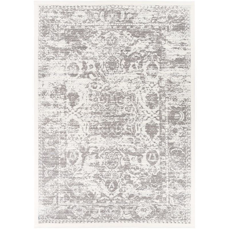 Picture of ANTIQUE DAMASK WHITE RUG