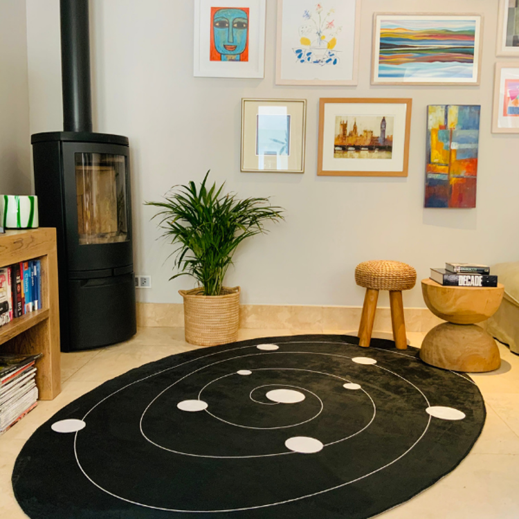 Picture of SOLAR SYSTEM OVAL (PRINTED RUG)