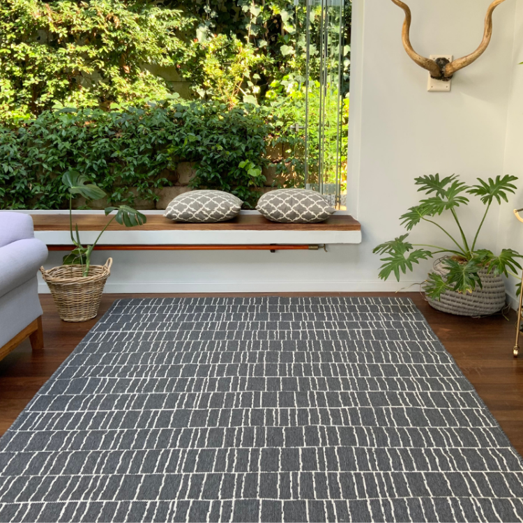 Picture of STACKS GREY OUTDOOR RUG