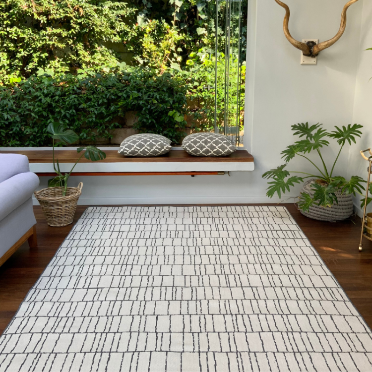 Picture of STACKS GREY OUTDOOR RUG