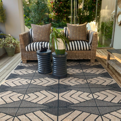 Picture of MOUNTAINS ALMOND OUTDOOR RUG