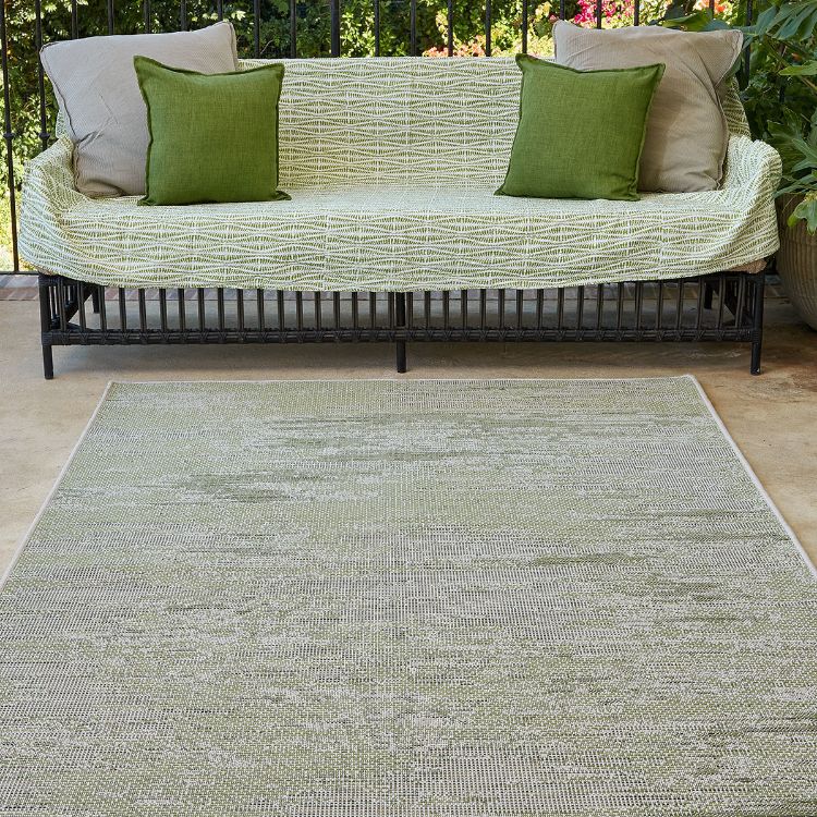 Picture of CONCRETE GREEN OUTDOOR RUG