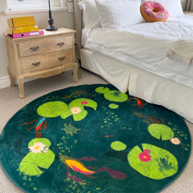 Picture of POND LIFE | JANÉ CTCA ROUND (PRINTED RUG)