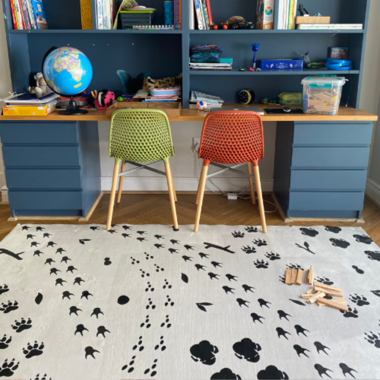 Picture of FOOTPRINTS MONO | ZIMEMA CTCA (PRINTED RUG)