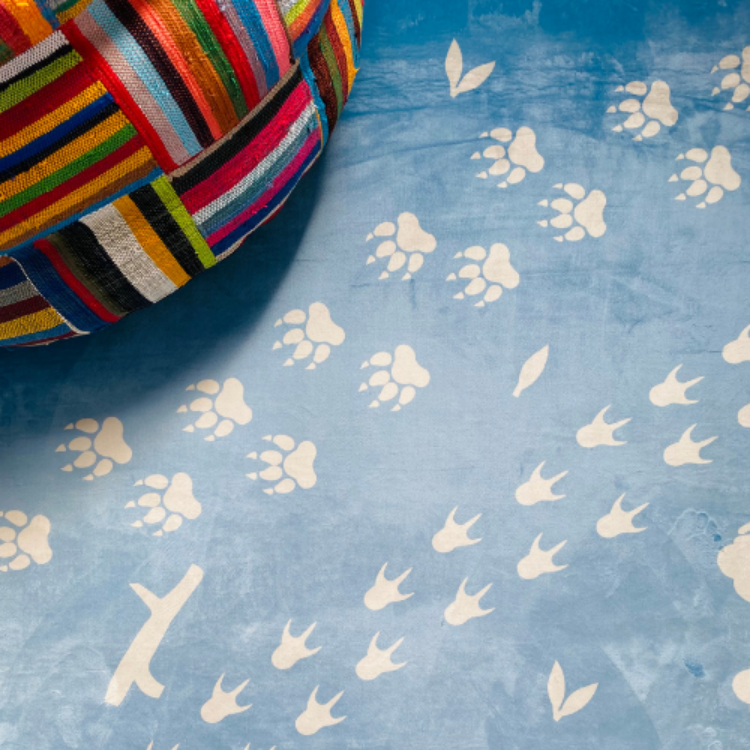 Picture of FOOTPRINTS SKY | ZIMEMA CTCA (PRINTED RUG)