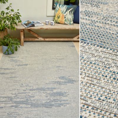 Picture of CONCRETE BLUE FACTORY SHOP OUTDOOR RUG