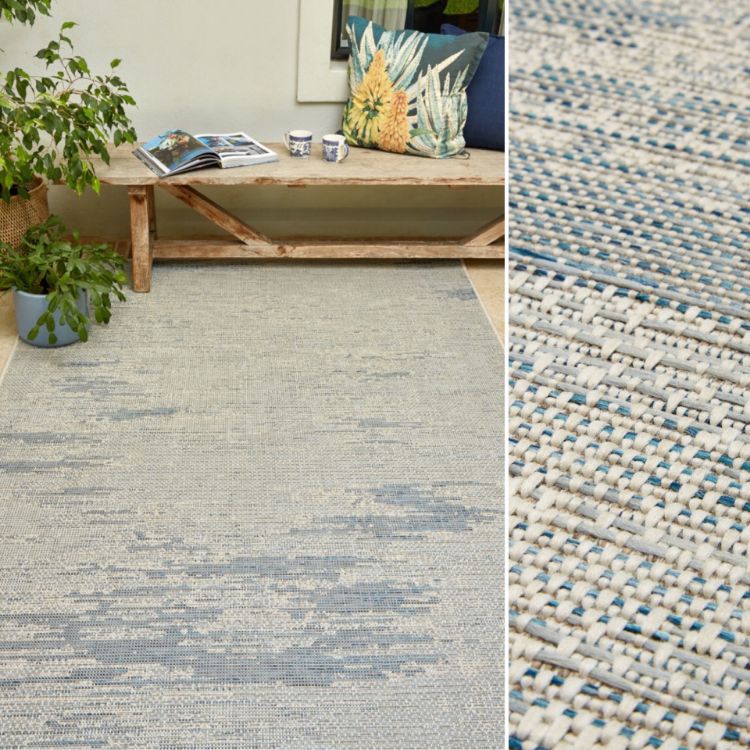 Picture of CONCRETE BLUE FACTORY SHOP OUTDOOR RUG