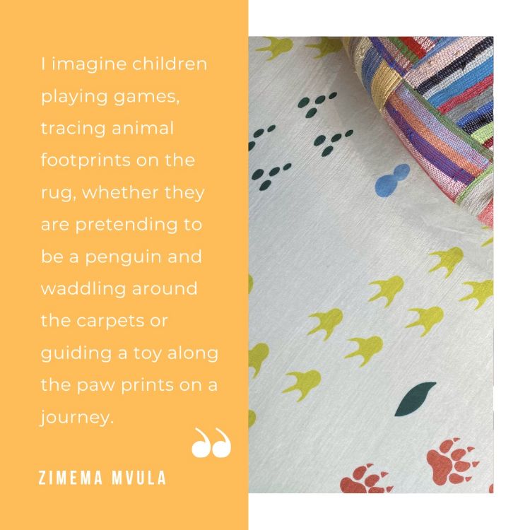 Picture of FOOTPRINTS SKY | ZIMEMA CTCA (PRINTED RUG)