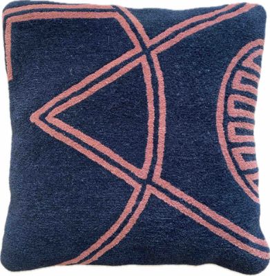 Picture of BLACK RUST CUSHION (HAND-TUFTED)