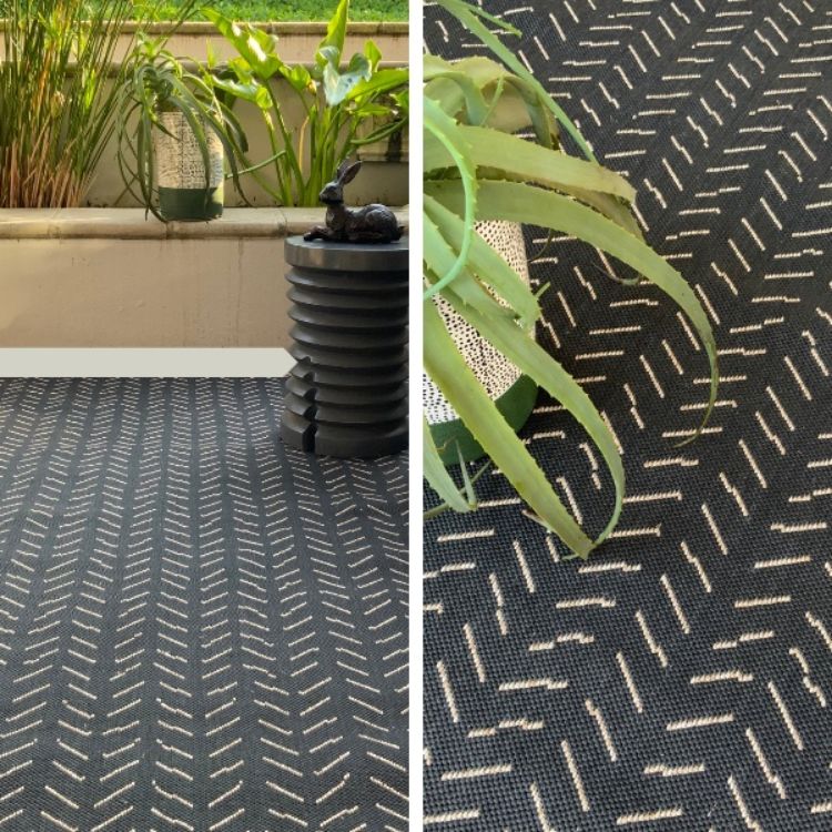 Picture of Peaks Black/Almond | Wall to wall Carpet