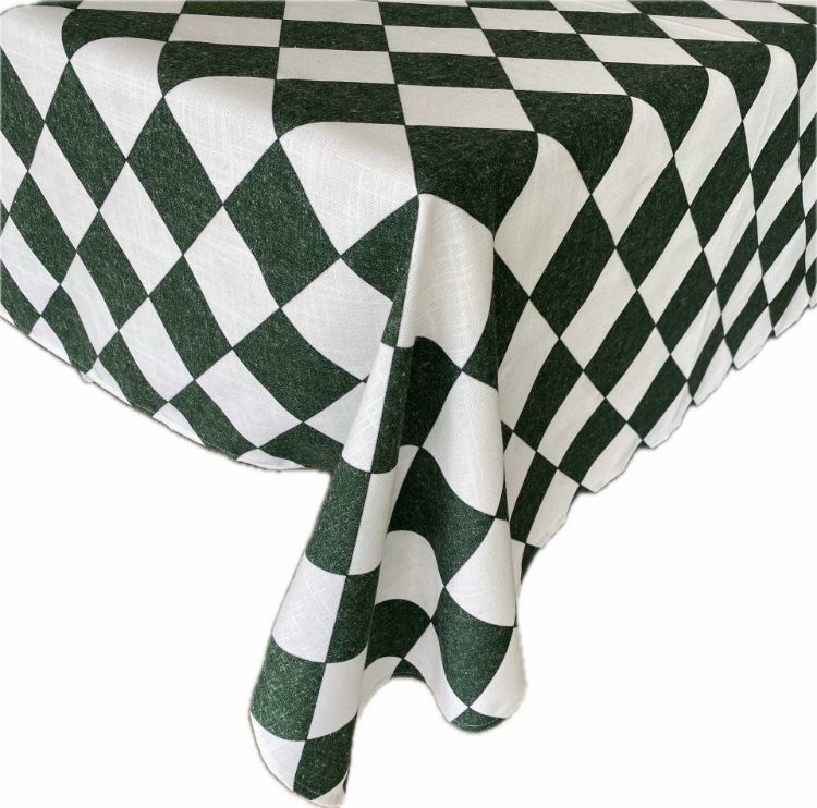 Picture of CHECKER GREEN (TABLECLOTH)