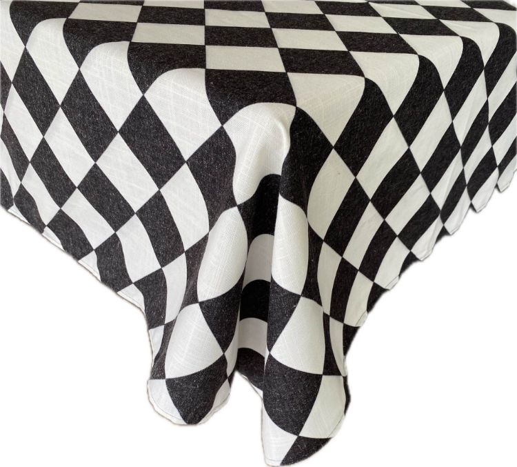 Picture of CHECKER BLACK (TABLECLOTH)