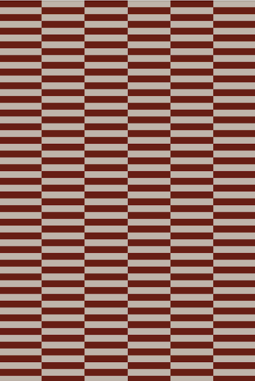 Picture of BROKEN STRIPE FRENCH RED (TABLECLOTH)