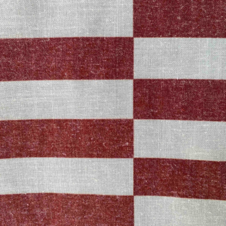 Picture of BROKEN STRIPE FRENCH RED (TABLECLOTH)