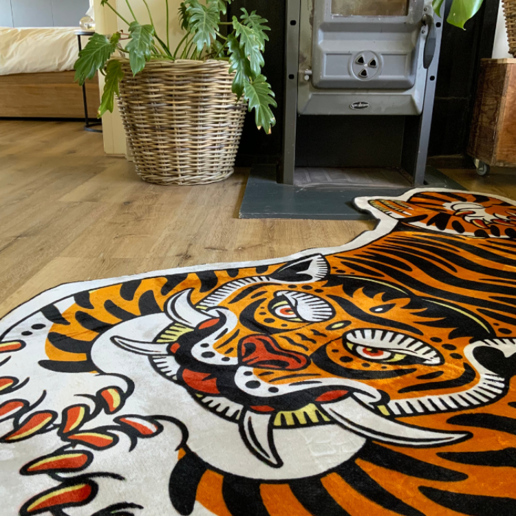 Picture of (BN) TIGER Rrrug  (PRINTED RUG)