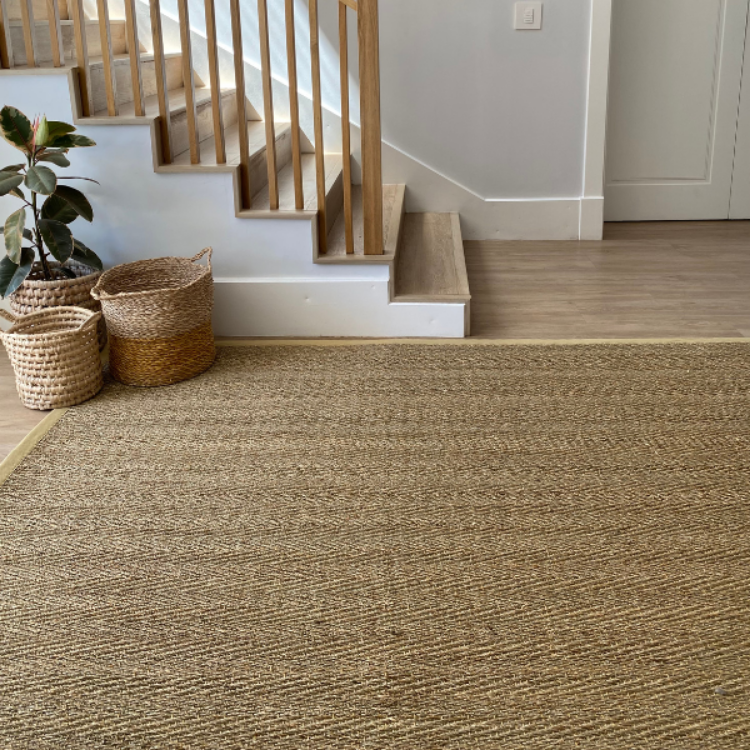 Picture of SEAGRASS HERRINGBONE RUG