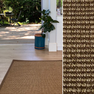 Picture of SISAL OLIVE BARK RUG